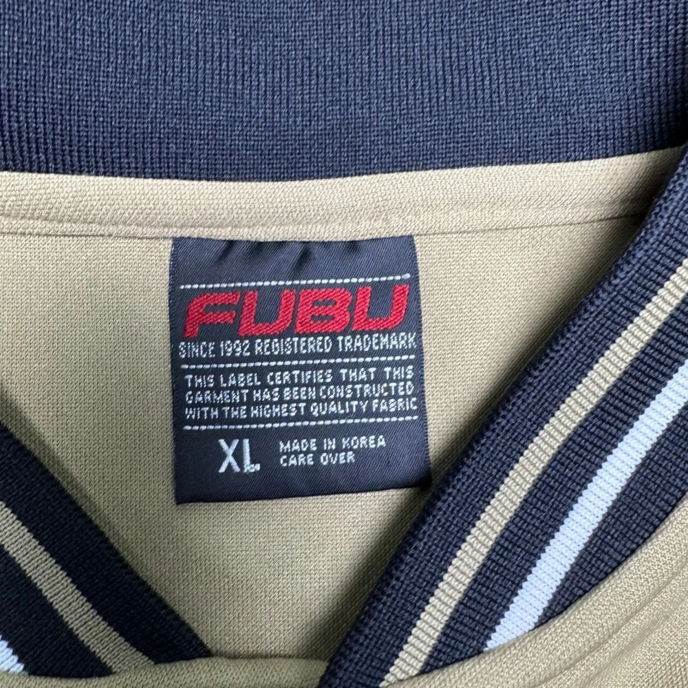 Vintage FUBU New Orleans 05 City Series Collection Jacket Men's Size XL Blk/Gold - Picture 4 of 7